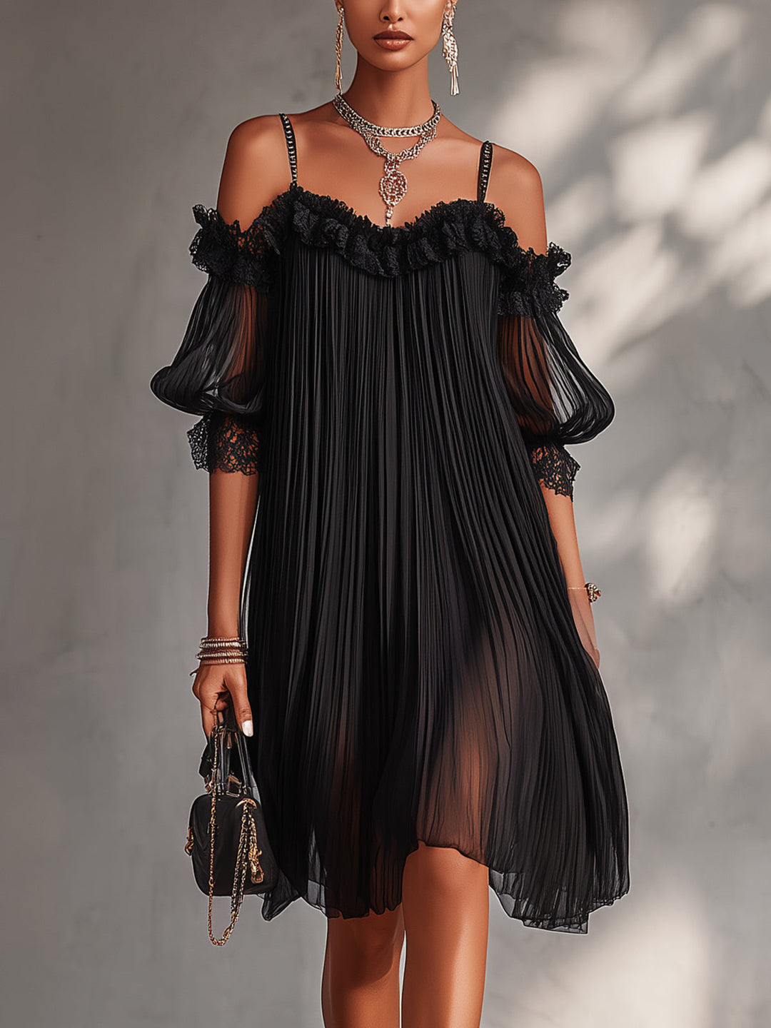 Leonie | Mini Black Dress