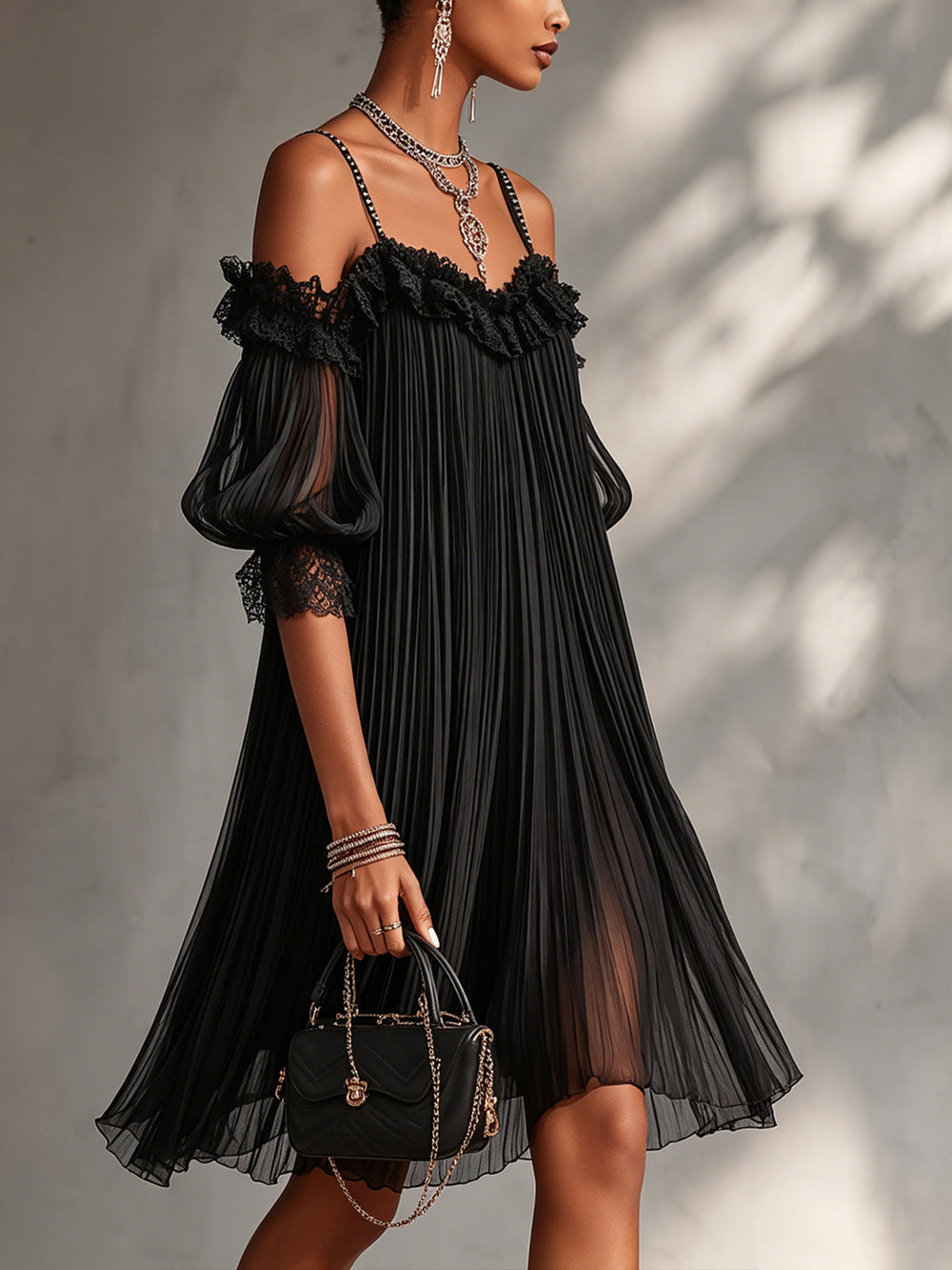 Leonie | Mini Black Dress
