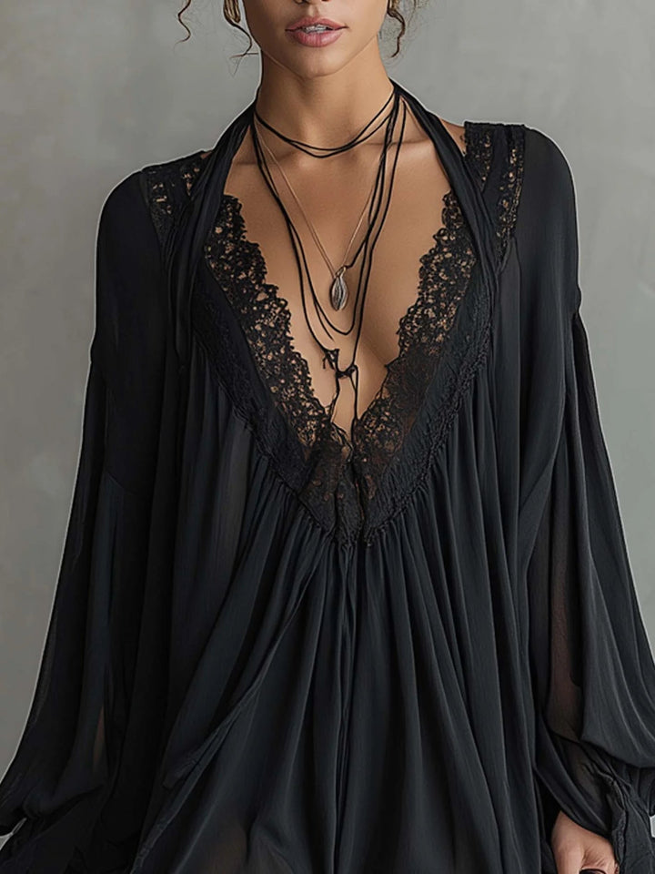 Cassandre | Mini Black Dress