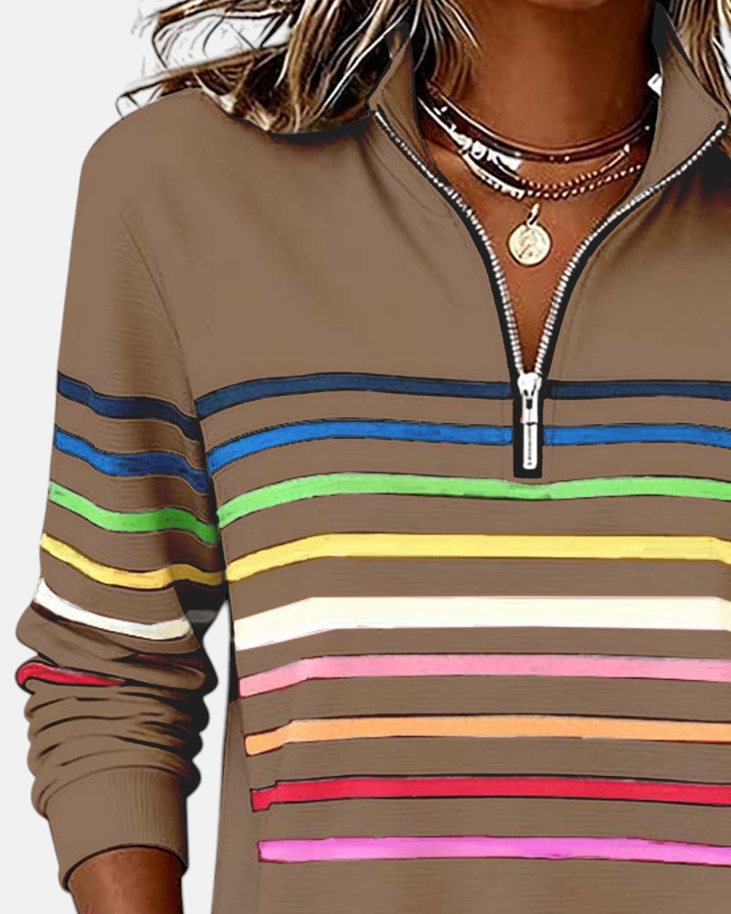 Irene | Comfort Striped Sweater