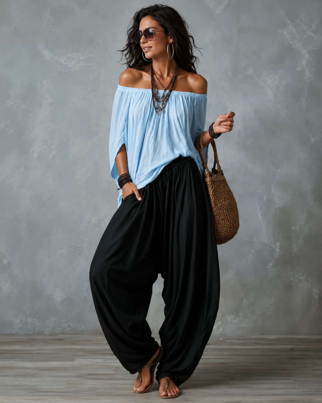 Ingrid | Casual Wide-Leg Two-Piece Set