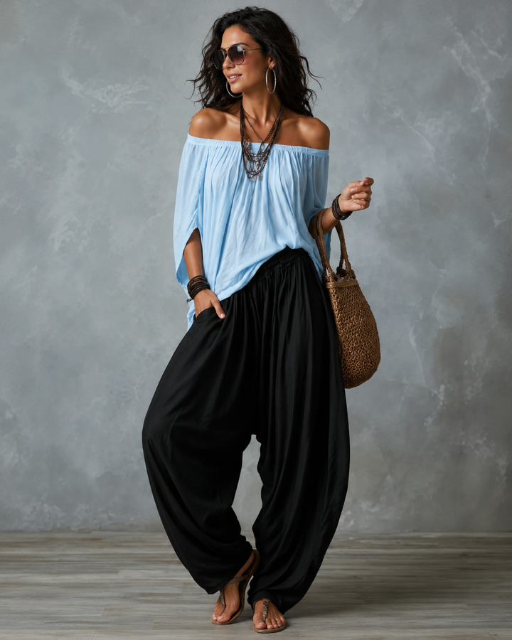 Ingrid | Casual Wide-Leg Two-Piece Set