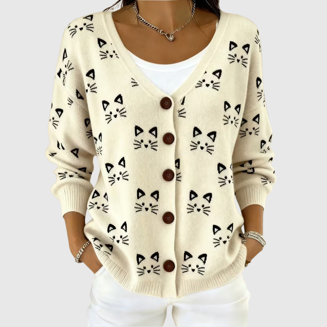 Adele | Button-Front Knit Cardigan