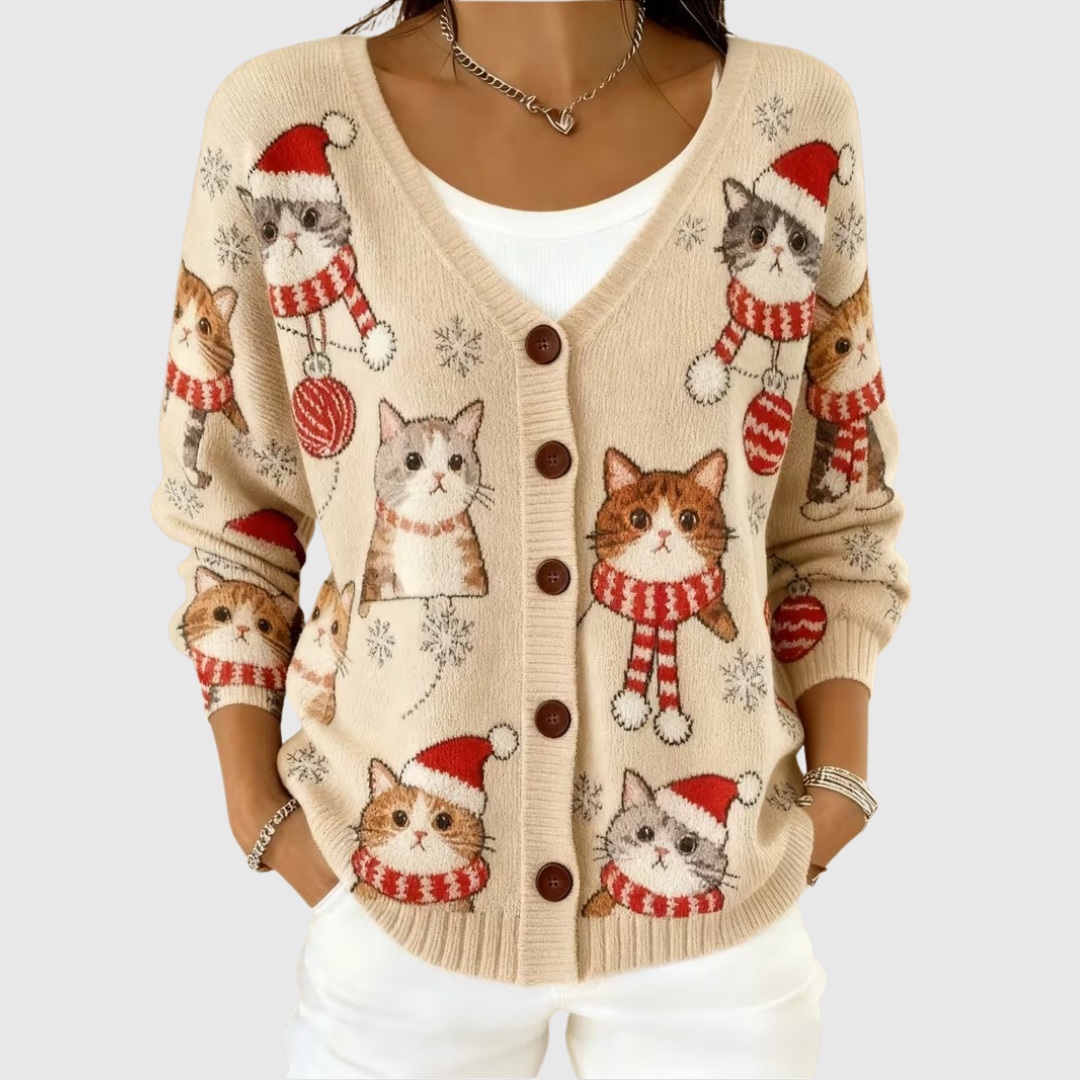 Caterina | Button-Front Knit Cardigan