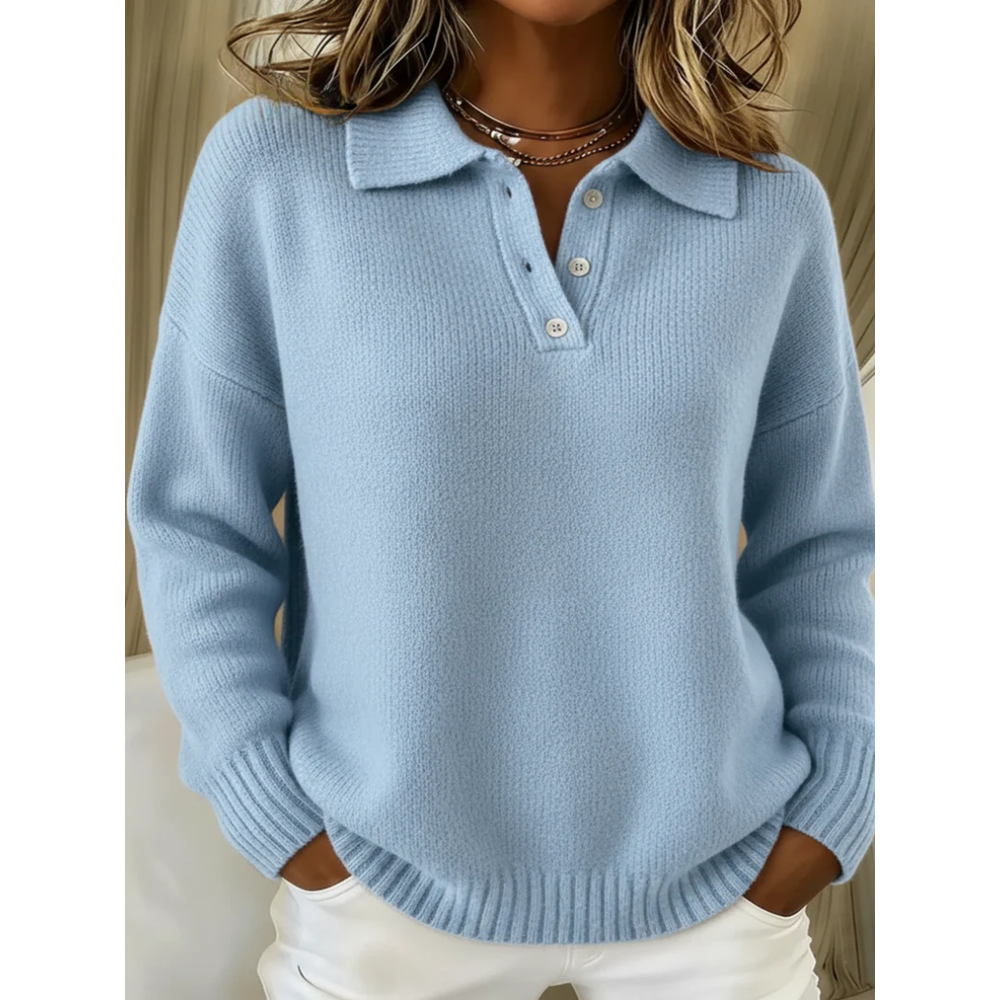 Maren | Polo Collar Comfort Sweater