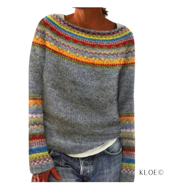 Charlotte | Retro Knitted Sweater
