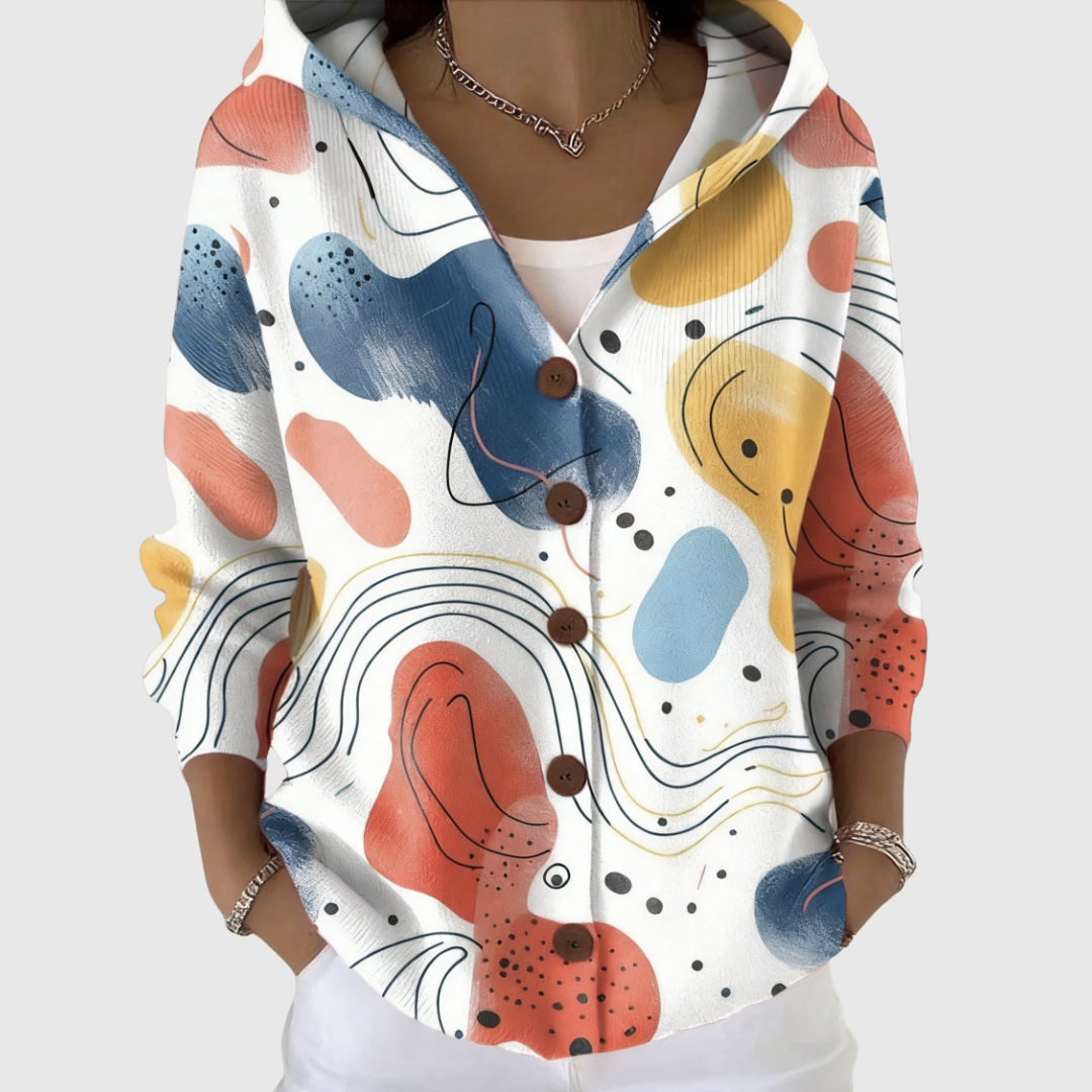 Stella | Hooded Knit Cardigan
