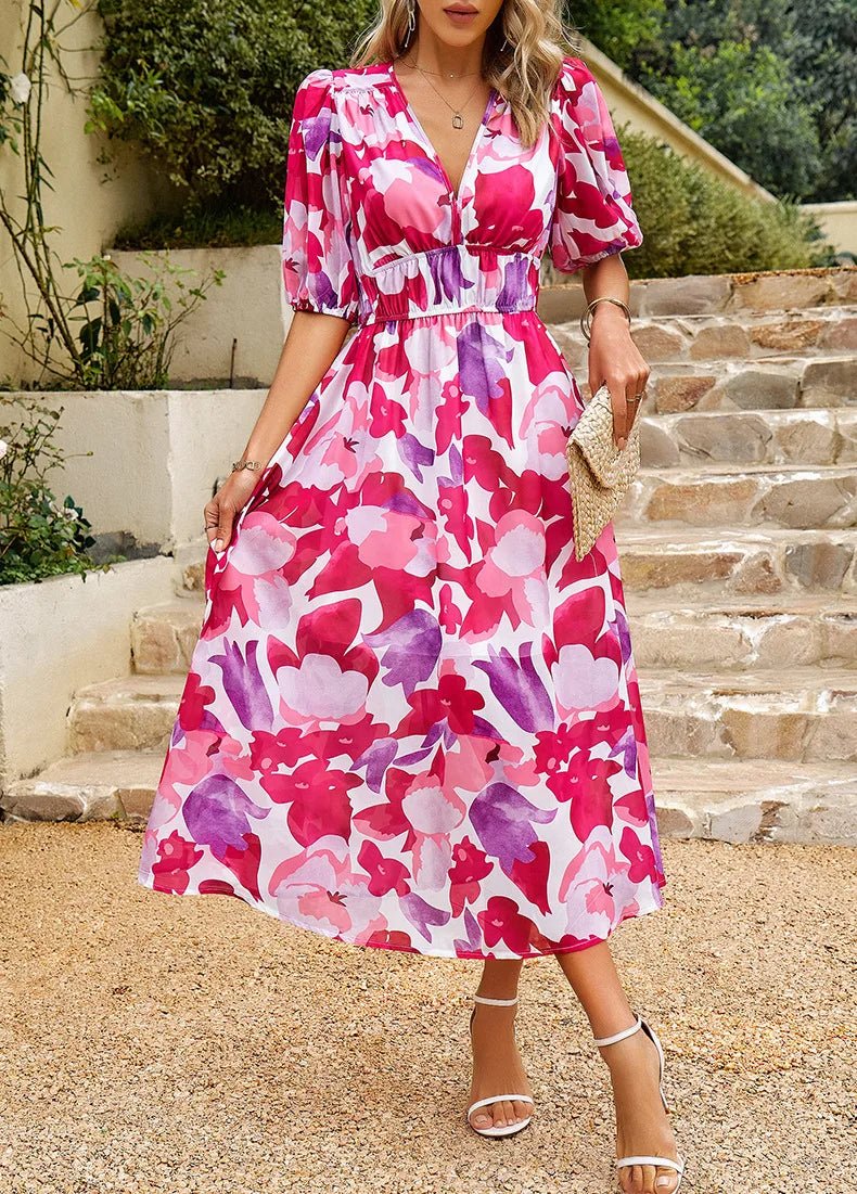 Allison | Elegant Floral Dress