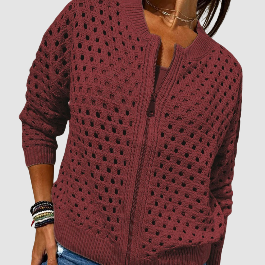 Sabbia | Premium Open-Knit Cardigan