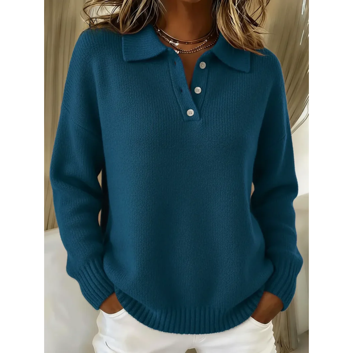 Maren | Polo Collar Comfort Sweater