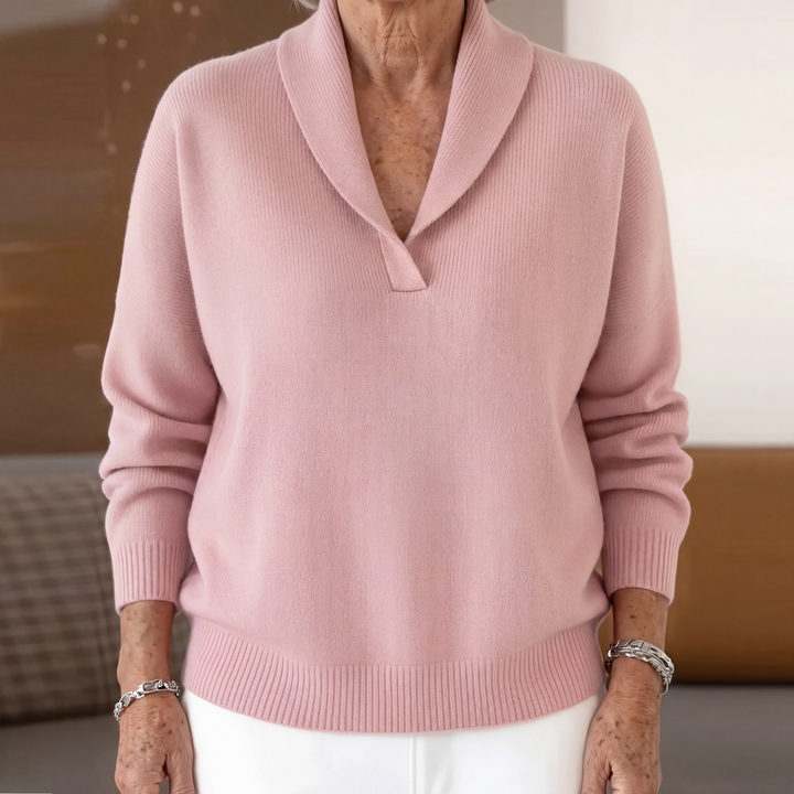 Margaret | Relaxed V Neck Sweater