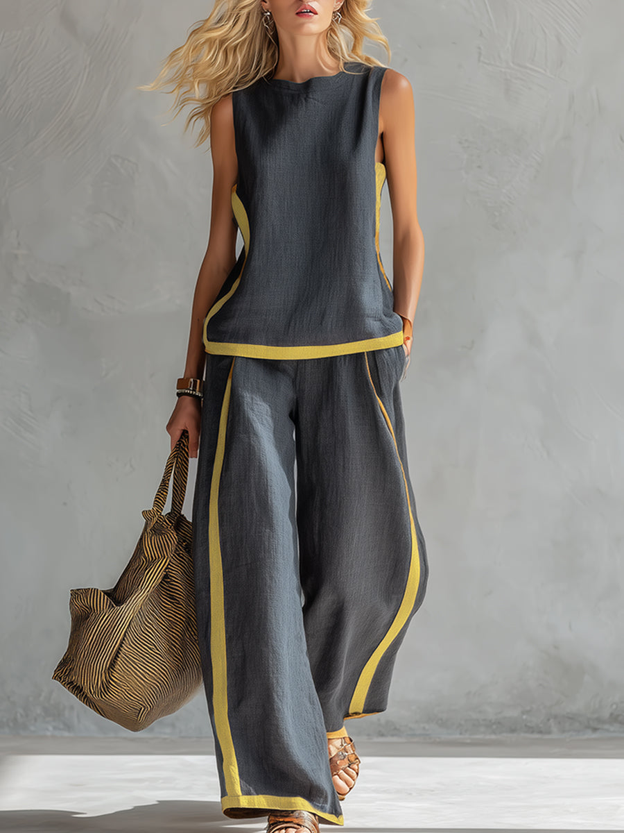Layla | Cotton-Linen Two-Piece