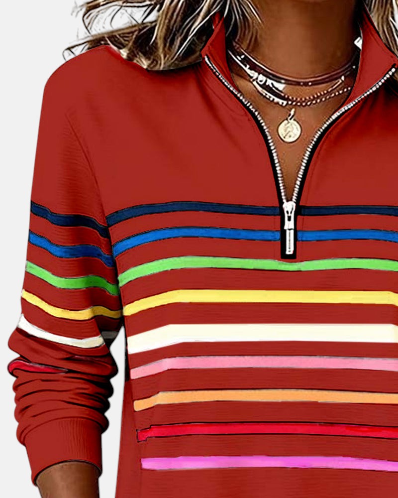 Irene | Comfort Striped Sweater