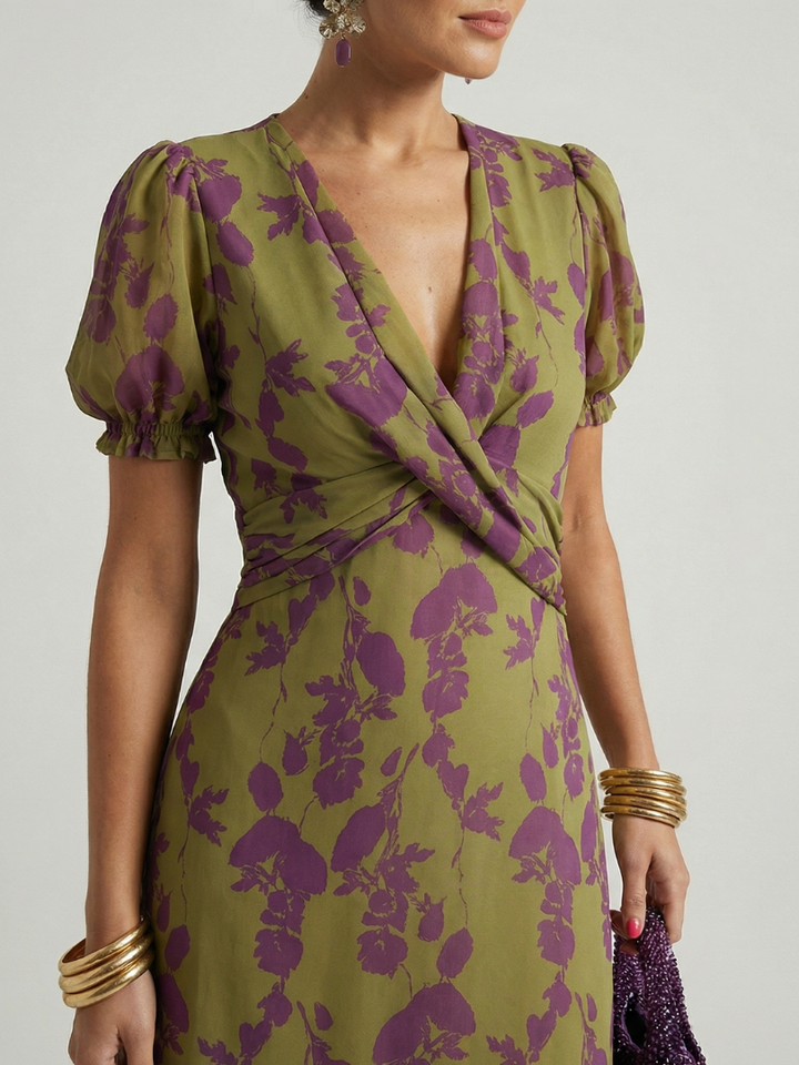 Astoria | Breezy Floral Midi Dress
