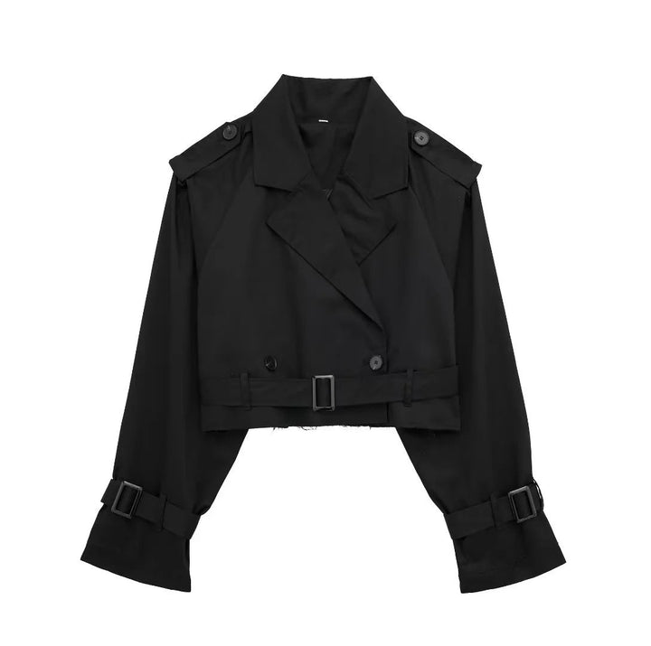 Geesje | Stylish Short Trench Coat for Every Season