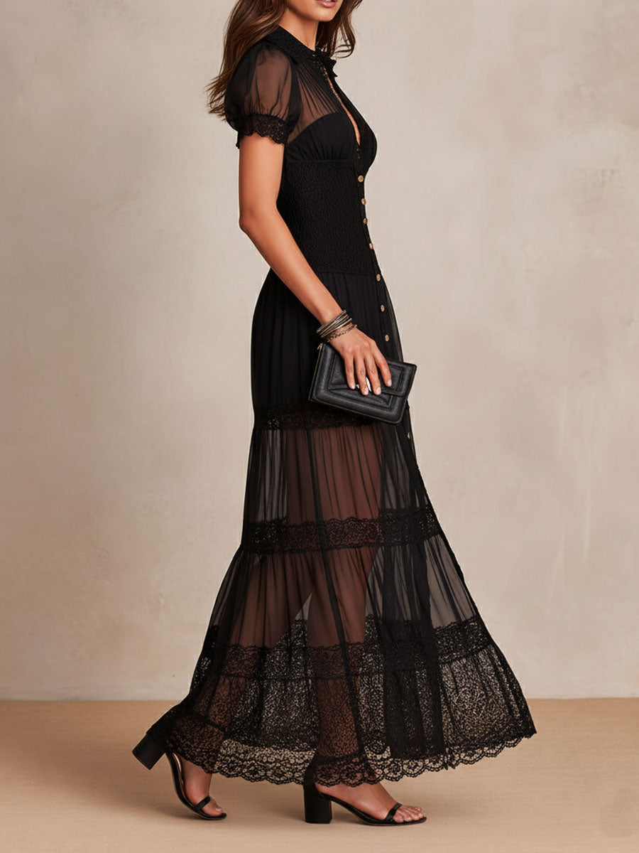 Juliette | Soft Lace Maxi Dress