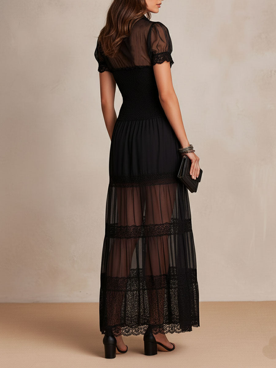 Juliette | Soft Lace Maxi Dress