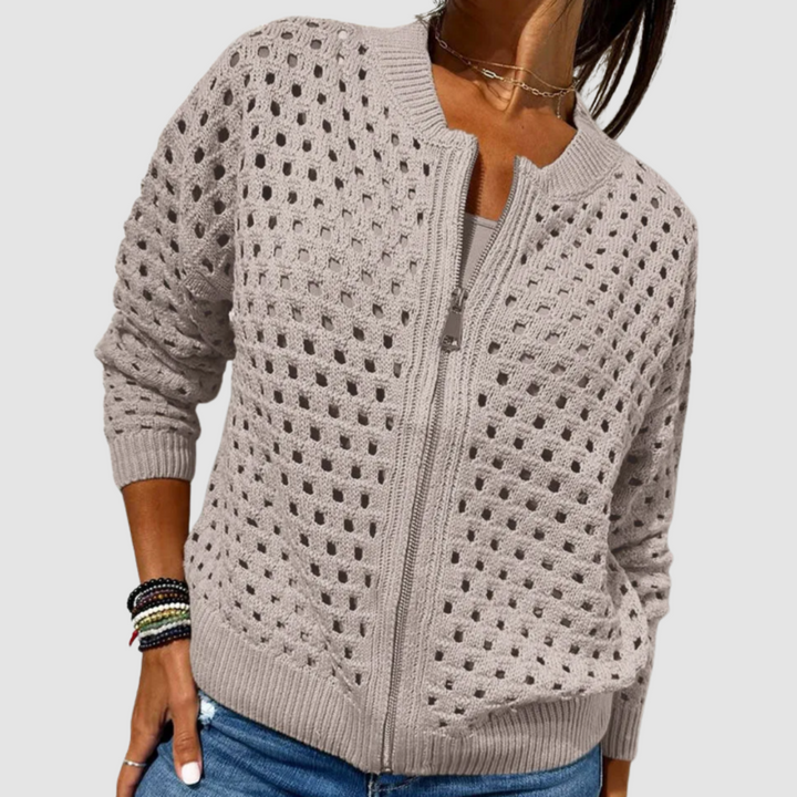 Sabbia | Premium Open-Knit Cardigan