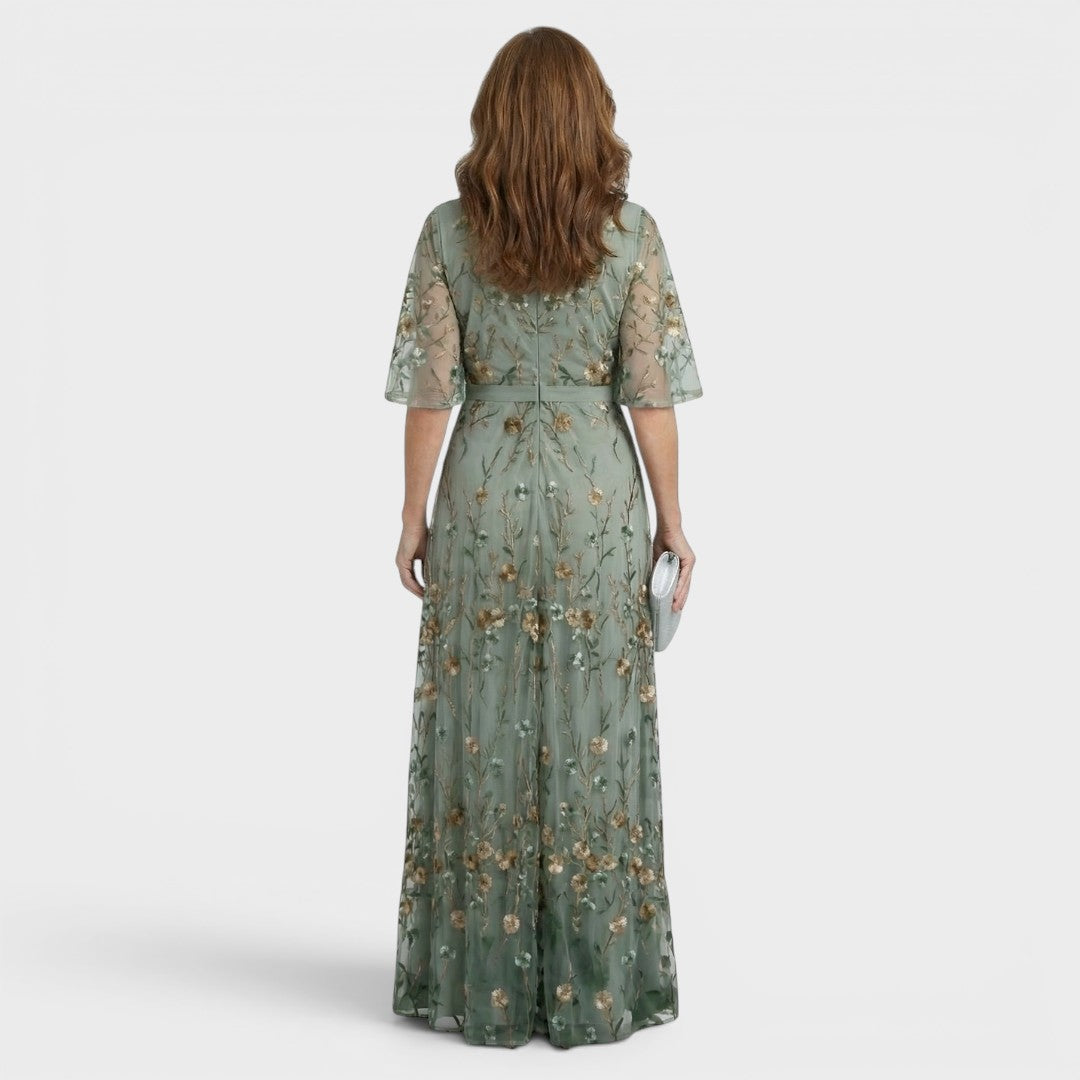 Daniela | Flowing Halter Maxi Dress