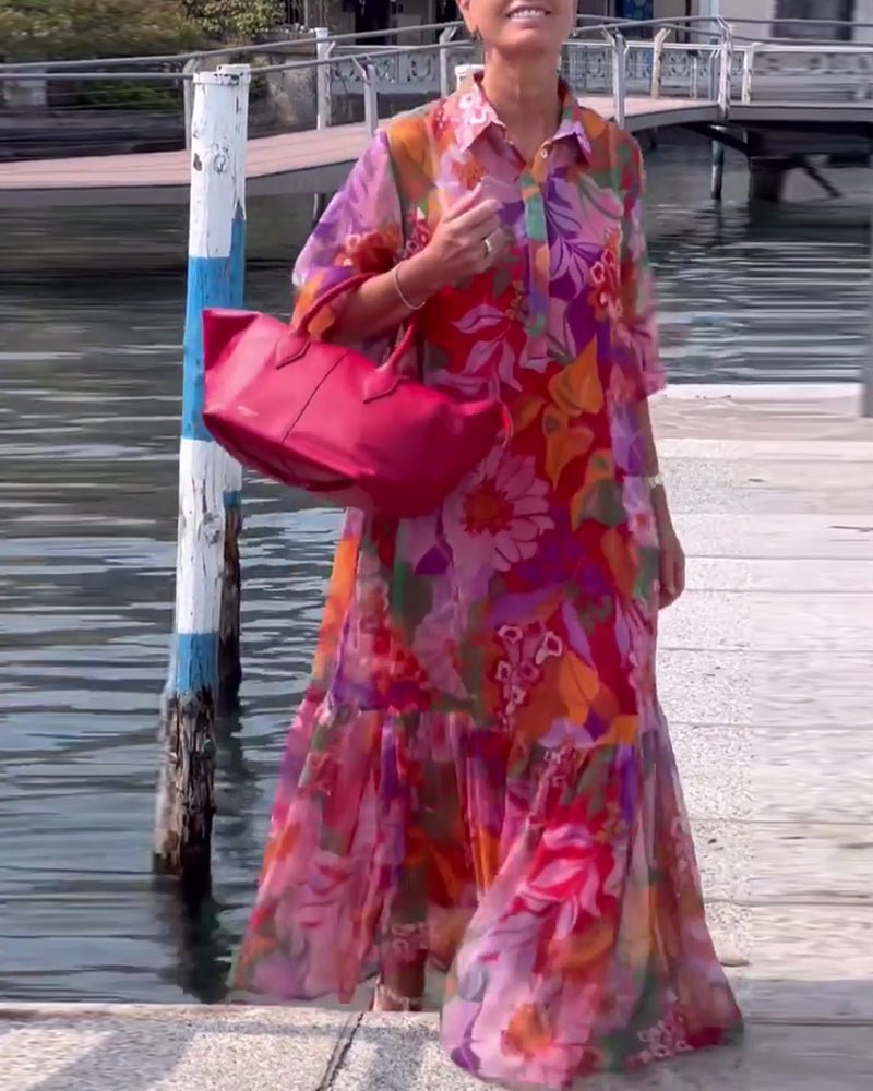 Tasia | Graceful Vibrant Dress