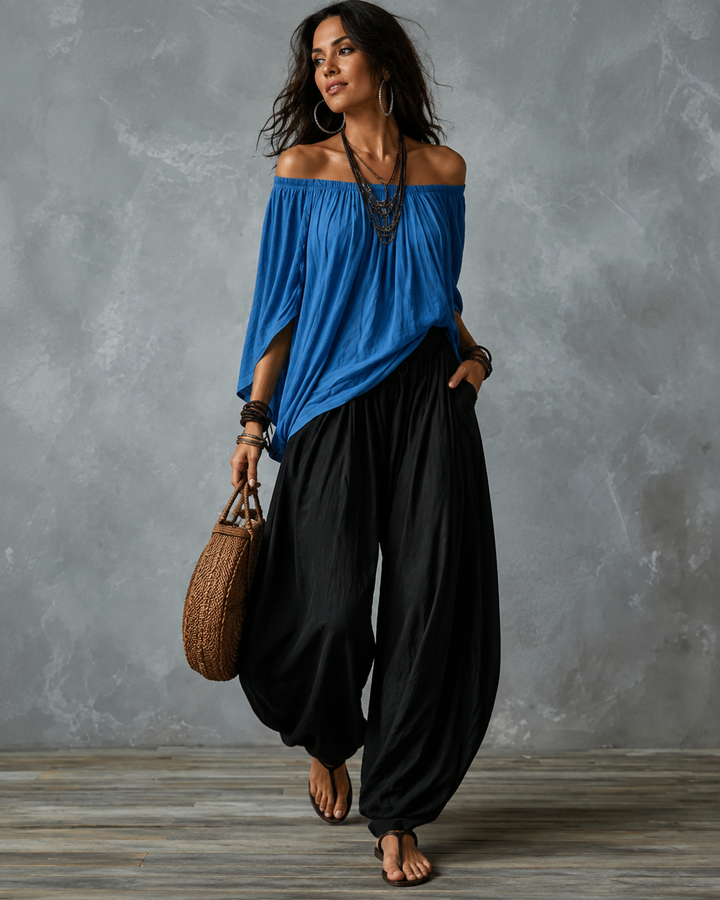 Ingrid | Casual Wide-Leg Two-Piece Set
