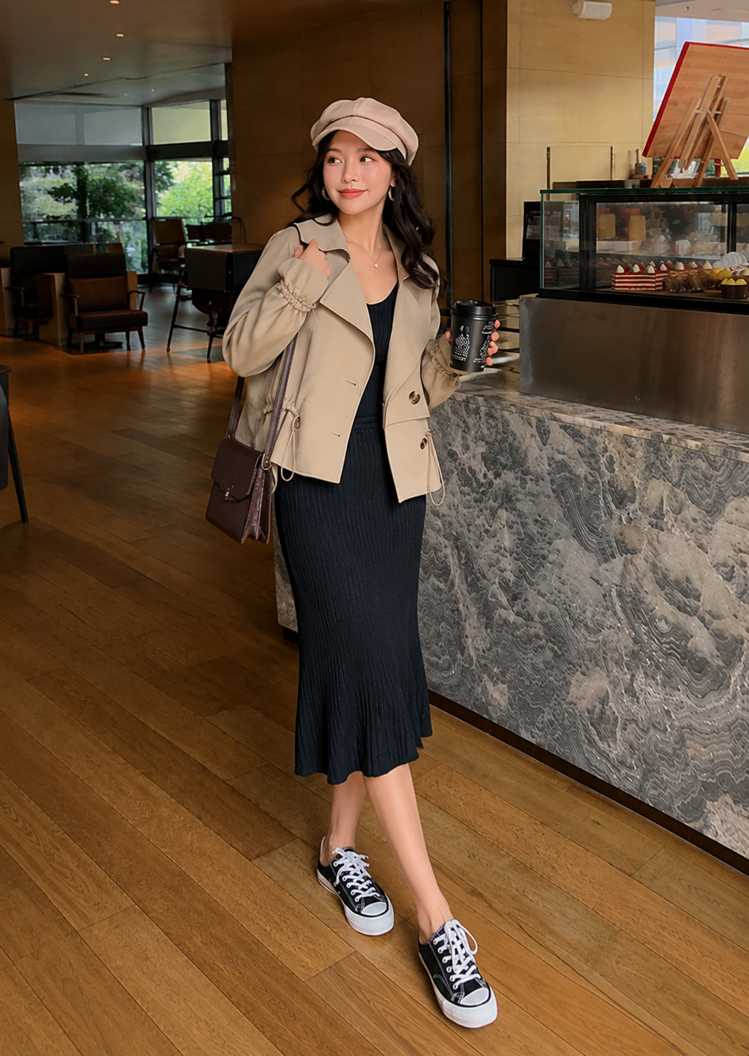 Lena | Chic Short Trench Coat