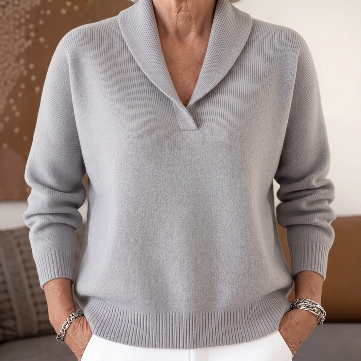 Margaret | Relaxed V Neck Sweater