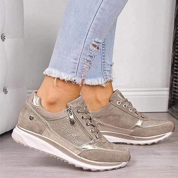 Gabri | Zip-Up Orthopedic Casual Sneakers