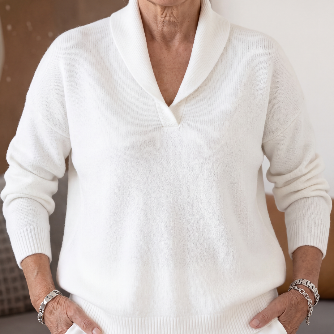 Margaret | Relaxed V Neck Sweater