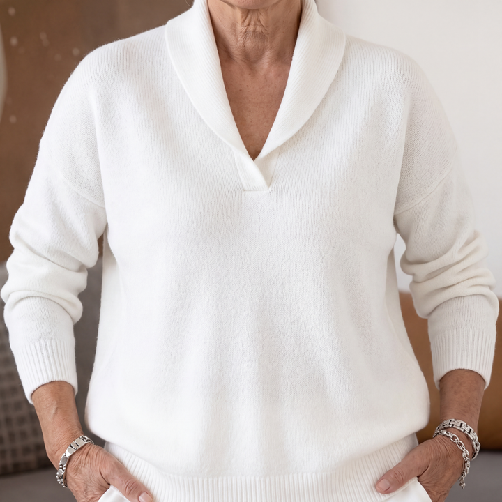Margaret | Relaxed V Neck Sweater