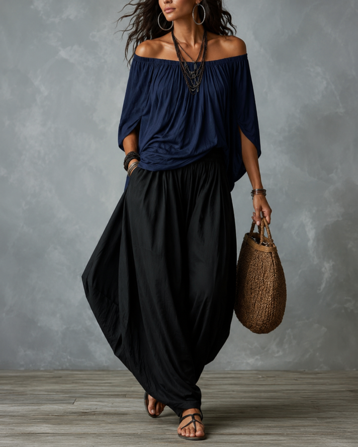 Ingrid | Casual Wide-Leg Two-Piece Set