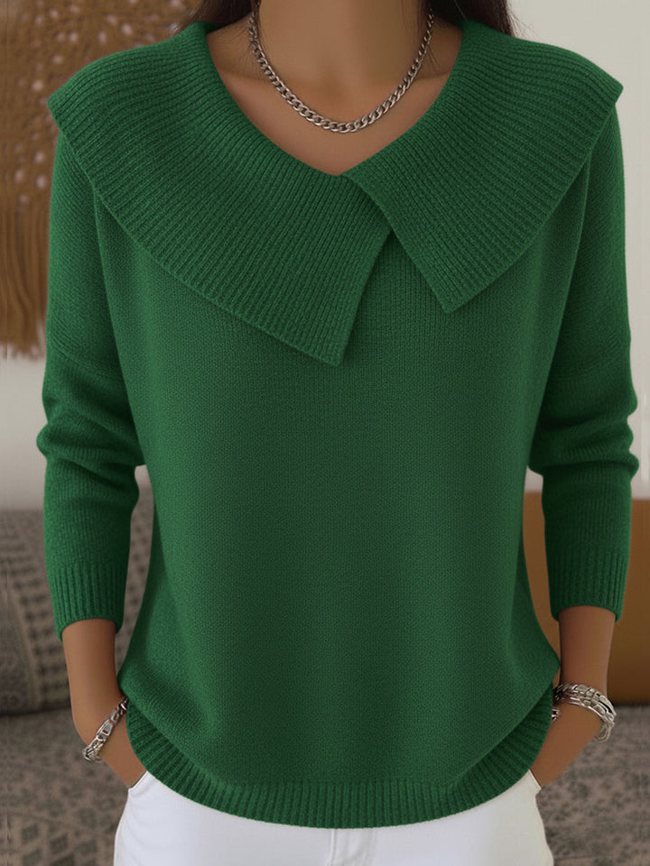 Sunnora | Wide Collar Sweater