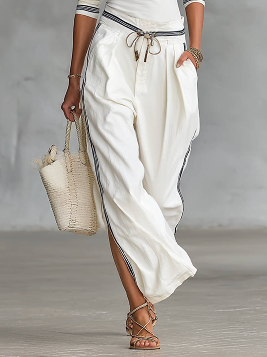 Talia | Wide-Leg Drawstring Sport Set
