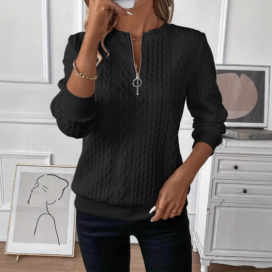 EMMA | Quarter-Zip Sweater