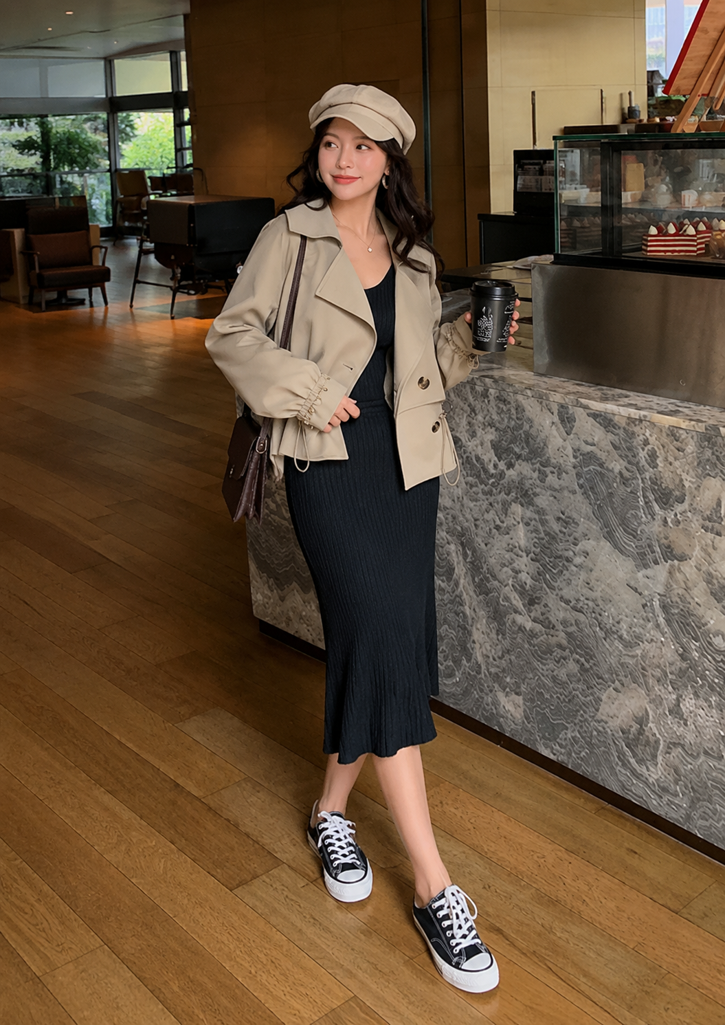 Lena | Chic Short Trench Coat
