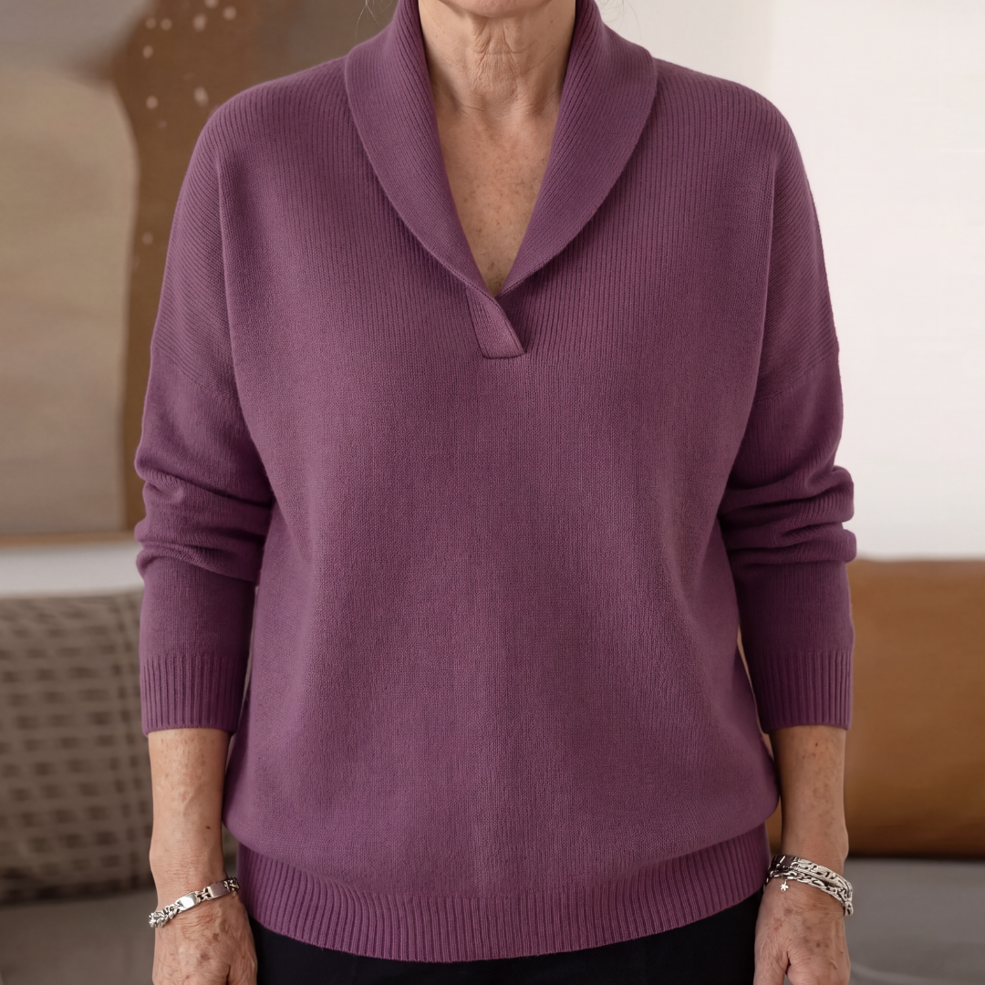 Margaret | Relaxed V Neck Sweater