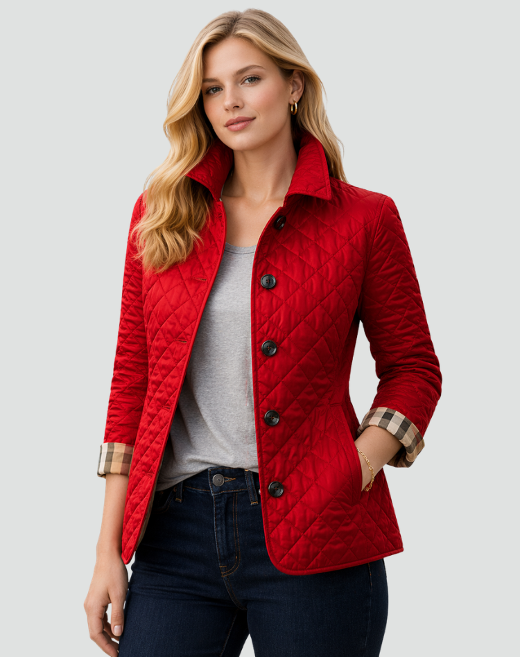 Florence | Jacket Matelassée Boutonnée