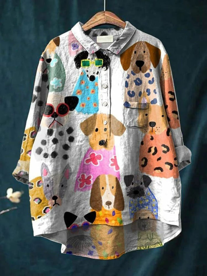 Ysabele | Brooks Playful Print Blouse