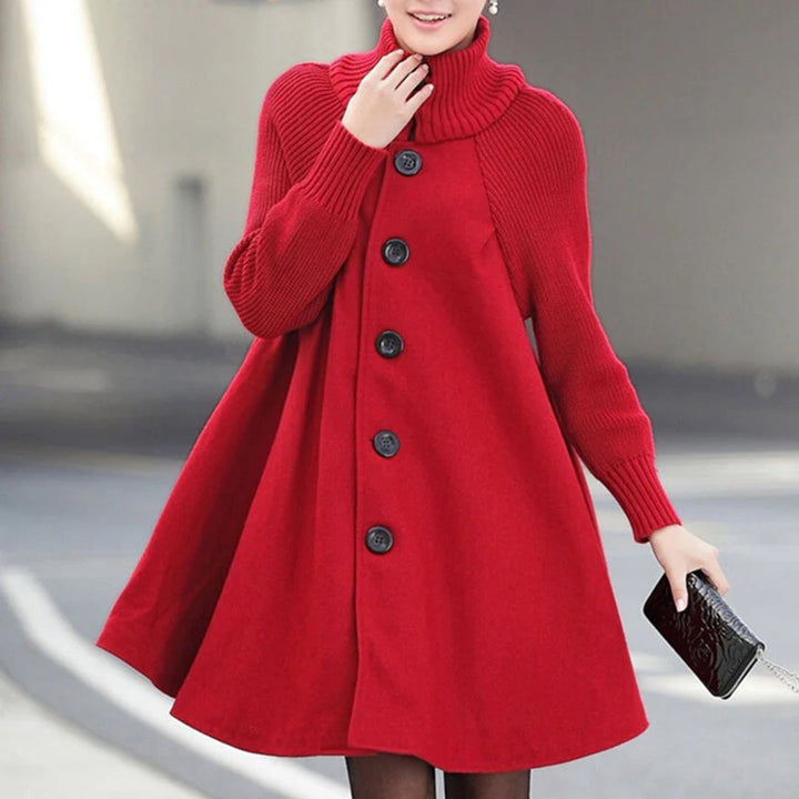A-Line Wool Swing Coat