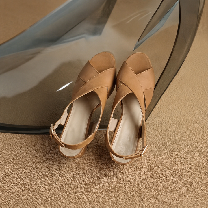 Delphine | Square-Heel Sandals
