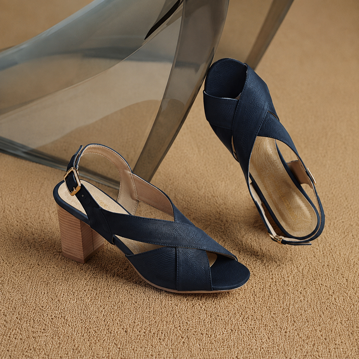 Delphine | Square-Heel Sandals