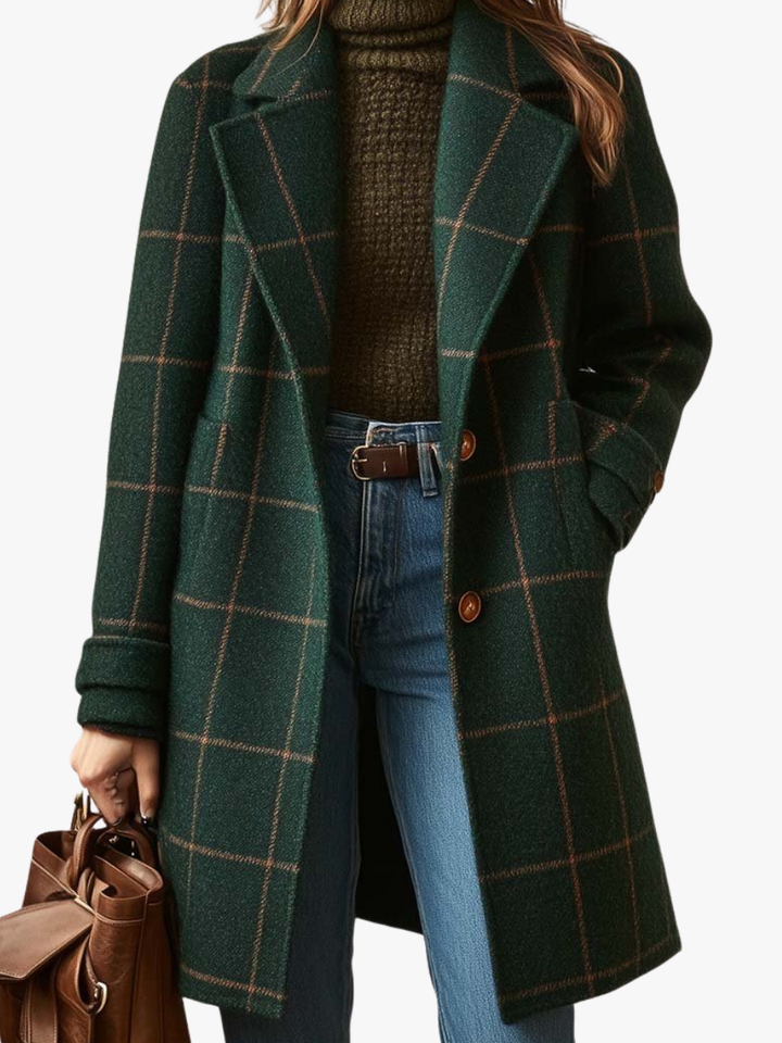 Louise | Checkered Coat
