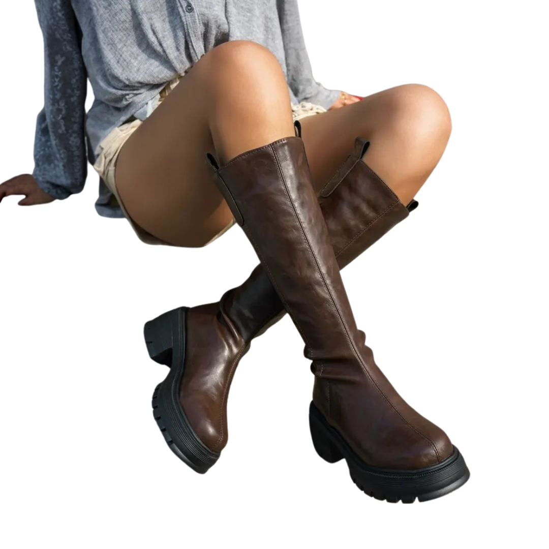 BRITTA – Cozy Fleece | Lined Tall Shaft Booties