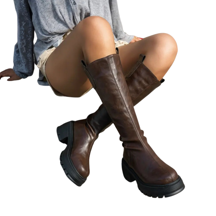 BRITTA – Cozy Fleece | Lined Tall Shaft Booties