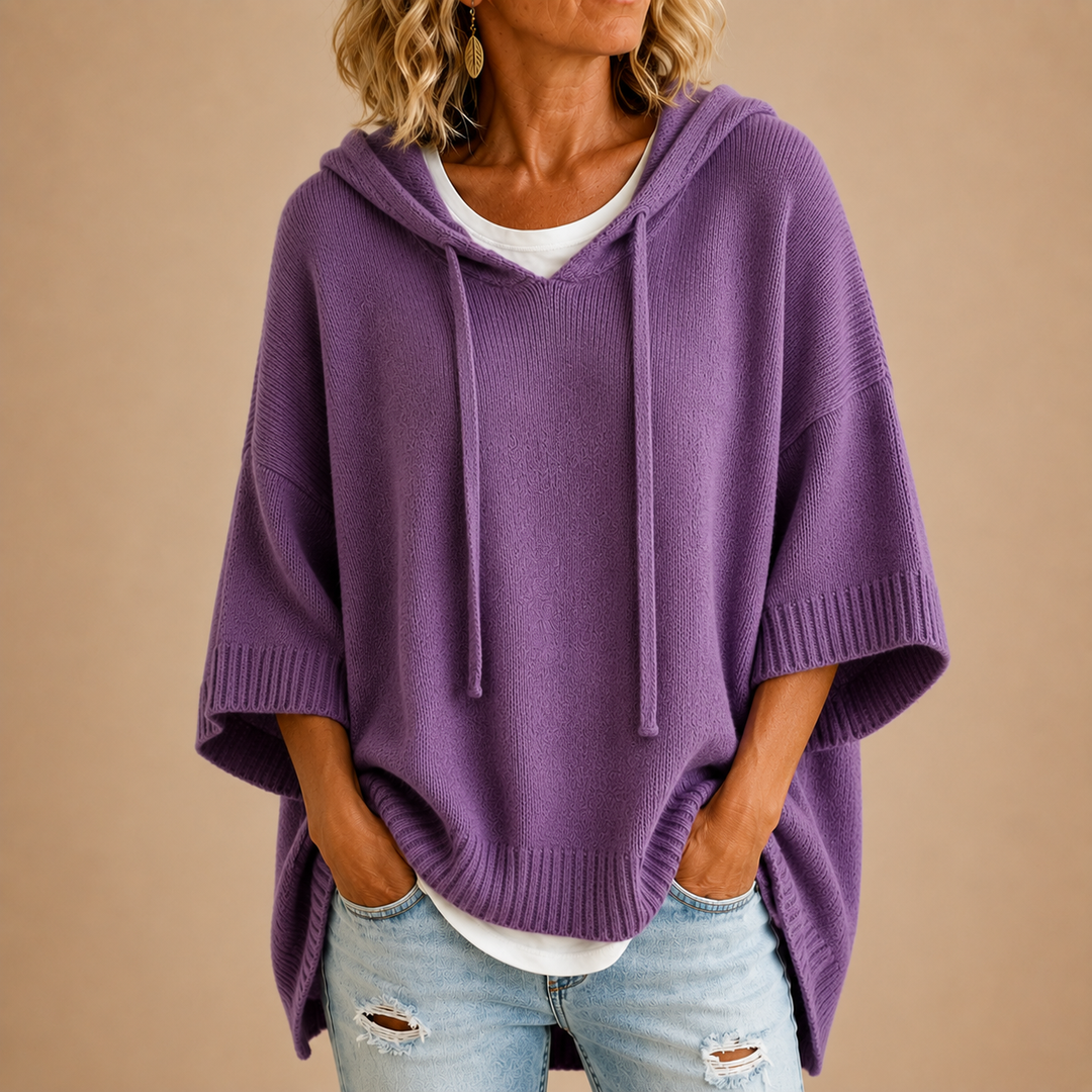 Ottavia | Hooded Poncho Sweater