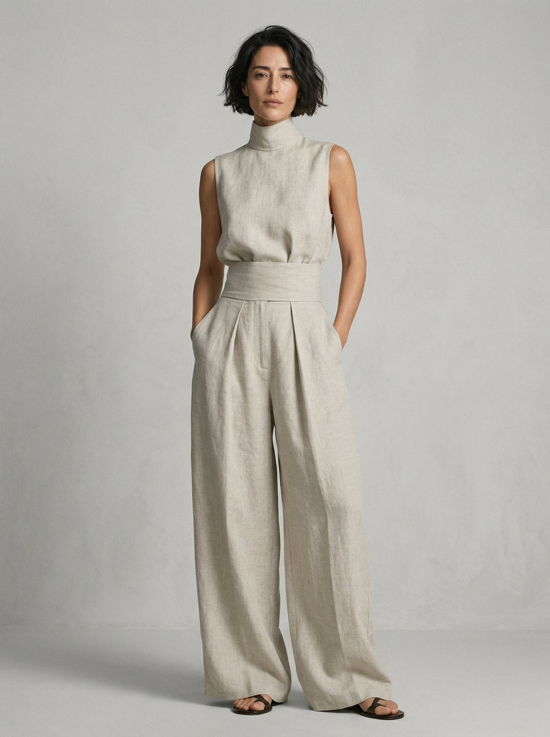 Esther | Minimal Sleeveless Top Set