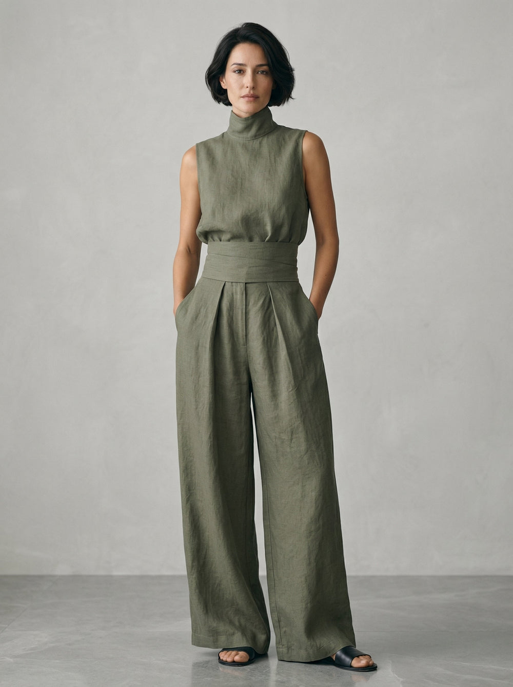 Esther | Minimal Sleeveless Top Set