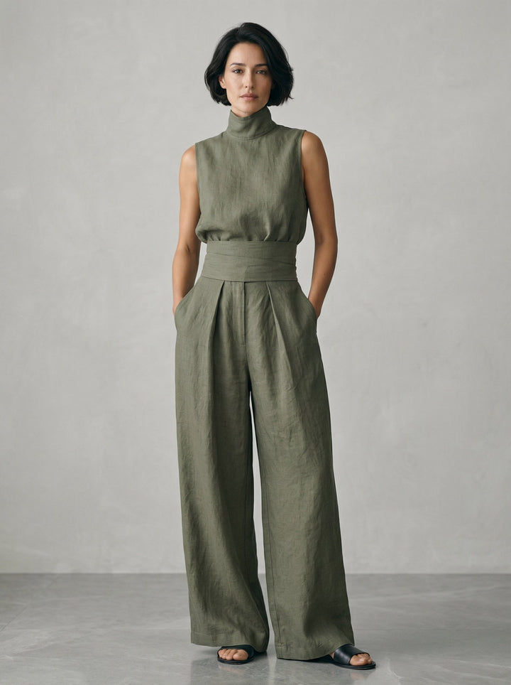 Esther | Minimal Sleeveless Top Set