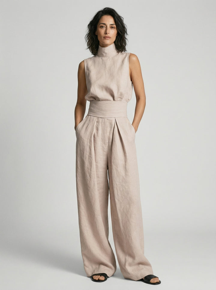 Esther | Minimal Sleeveless Top Set