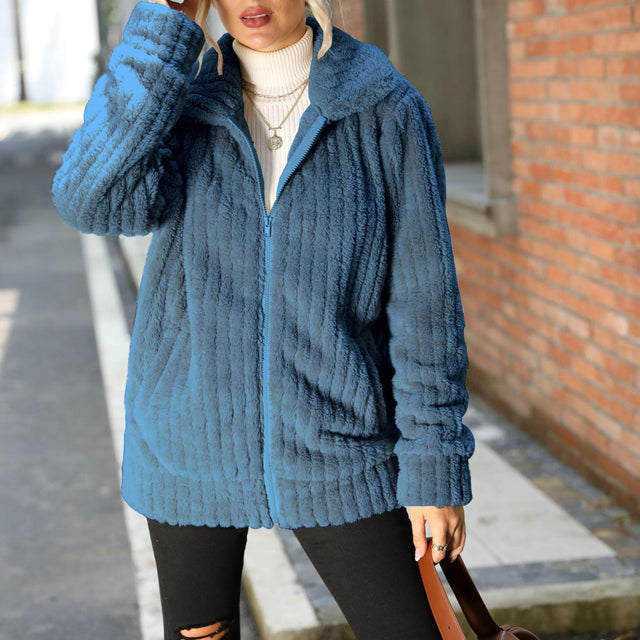 Delphine | Coat Peluche